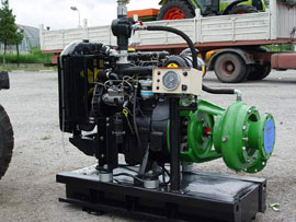 The mobile diesel-engine pump units of high efficiency