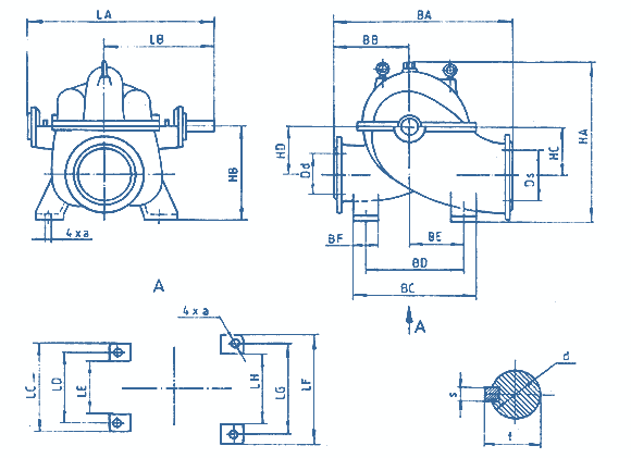 overall and mounting dimensions