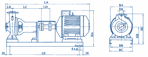 overall and mounting dimensions