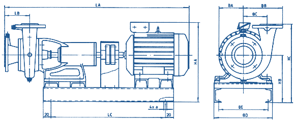 overall and mounting dimensions