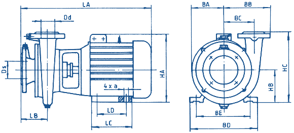 overall and mounting dimensions