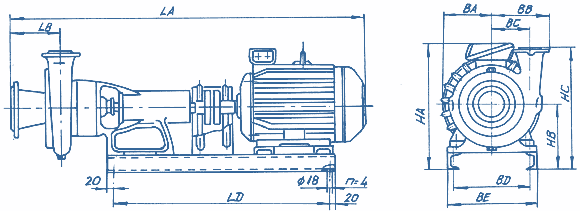 overall and mounting dimensions