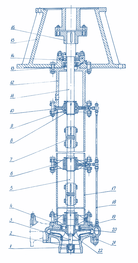 Sectional Drawing, EVP