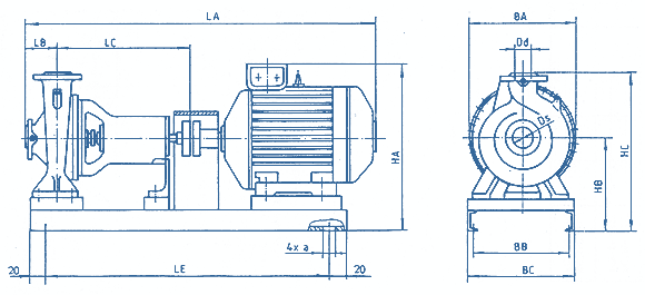 overall and mounting dimensions