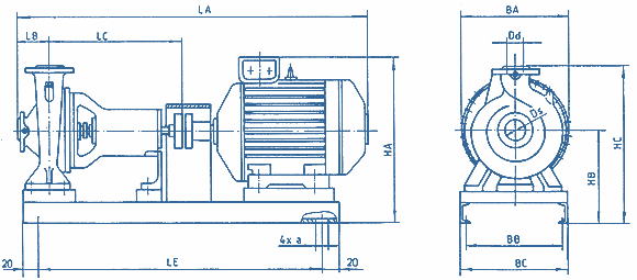 overall and mounting dimensions