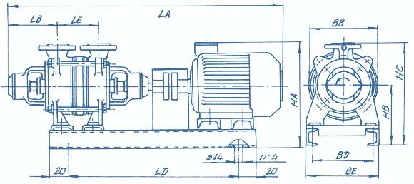 overall and mounting dimensions