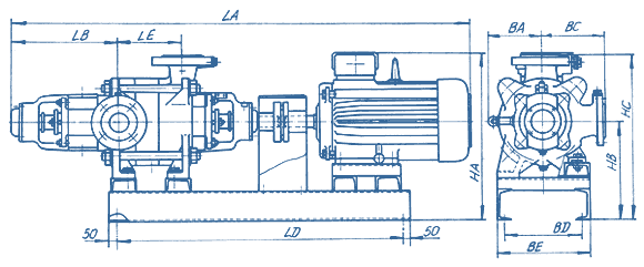 overall and mounting dimensions