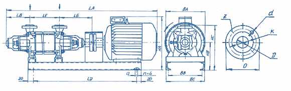 overall and mounting dimensions