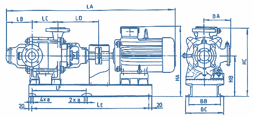 overall and mounting dimensions