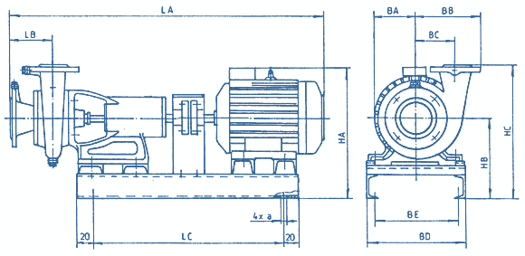 overall and mounting dimensions