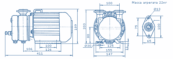 overall and mounting dimensions