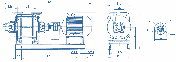 overall and mounting dimensions